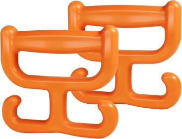 2 Pack Grocery Bag Shopping Bag Carrier Holder Handle for Plastic Bags, Each Holds 100lbs Durable Multi Purpose Heavy Duty Comfortable Grip