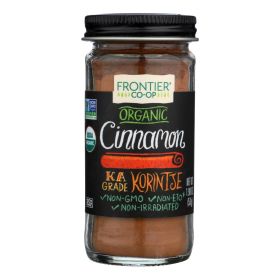 Frontier Herb Cinnamon - Organic - Ground - 3 Percent Oil - A Grade - 1.90 Oz