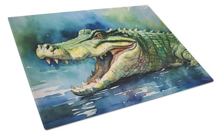 NEW Crocodile Glass Cutting Board Decorative Tempered Glass Kitchen Cutting and Serving Board Large Size Chopping Board